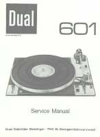 Dual 601-Service-Manual